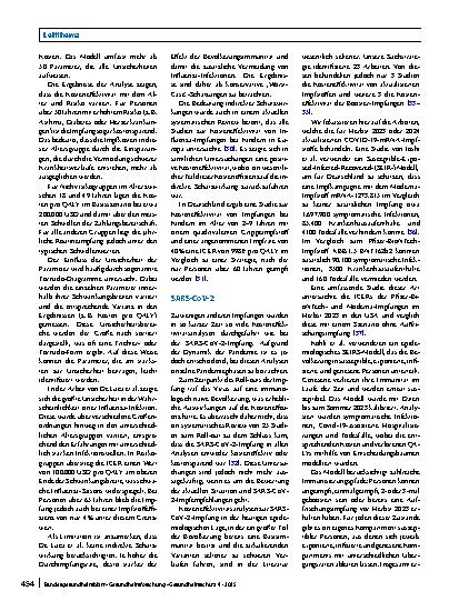 Vorschauseite 4: Kosteneffizienz von Impfungen: Über die Komplexität gesundheitsökonomischer Analysen zur Influenza‑, SARS-CoV-2- und RSV-Impfung
