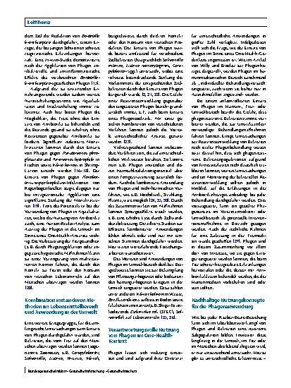 Vorschauseite 4: Einsatz von Phagen bei Nutztieren, in Lebensmitteln und in der Umwelt im Rahmen eines One-Health-Ansatzes – Potenziale und Herausforderungen