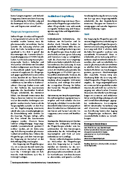 Vorschauseite 6: Kostenaspekte und erstattungsrechtliche Voraussetzungen der Phagentherapie