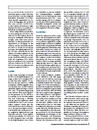 Vorschauseite 5: Point-of-Care-Tests für sexuell übertragbare Infektionen – was ist der aktuelle Stand?
