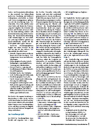Vorschauseite 5: Effizientere Ressourcennutzung in Forschungslaboratorien durch Qualitätsmanagement