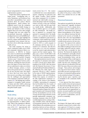 Vorschauseite 2: Implementation of the national community health policy in Guinea: a decision space analysis of the roles and responsibilities of community health workers