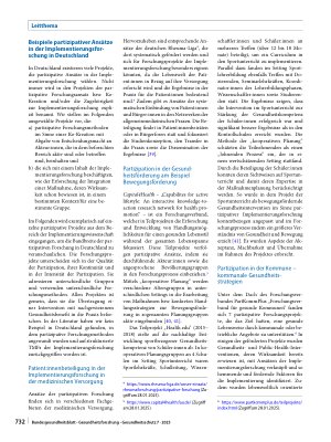 Vorschauseite 5: Partizipation und Ko-Kreation in der Implementierungsforschung