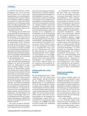 Vorschauseite 6: Implementierung von künstlicher Intelligenz (KI) im Gesundheitswesen: Historische Entwicklung, aktuelle Technologien und Herausforderungen