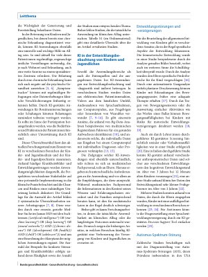 Vorschauseite 2: Künstliche Intelligenz in der Gesundheitsvorsorge von Kindern und Jugendlichen – Anwendungsmöglichkeiten und Akzeptanz