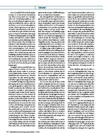 Vorschauseite 2: Heiterkeit und Humor im Alter