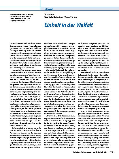 Vorschauseite 1: Einheit in der Vielfalt