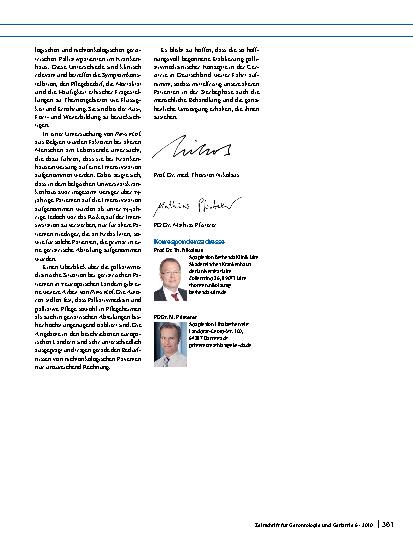 Vorschauseite 2: Palliativmedizin