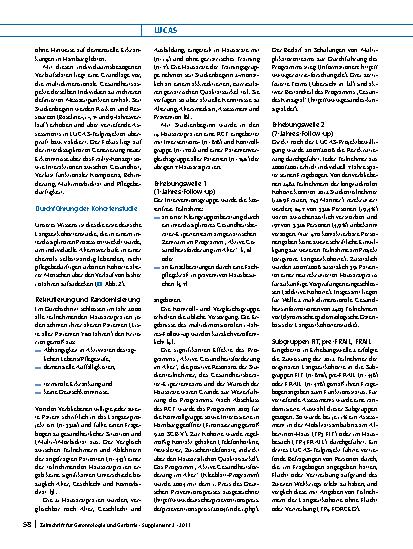 Vorschauseite 4: Die Longitudinal-Urban-Cohort-Ageing-Studie (LUCAS)