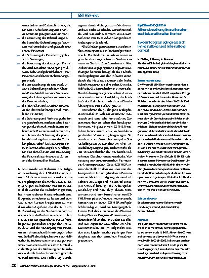 Vorschauseite 2: Der Forschungsverbund ESTHER-net