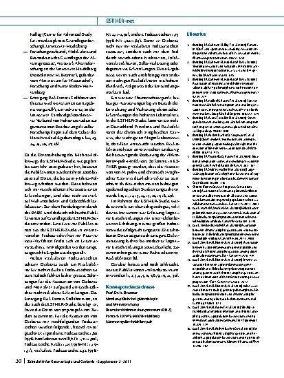 Vorschauseite 4: Der Forschungsverbund ESTHER-net