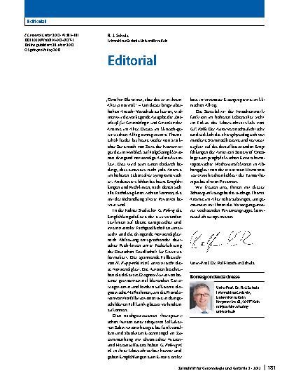 Vorschauseite 1: Editorial