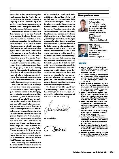 Vorschauseite 2: Technikbasierte Sturzerkennung und Sturzprädiktion