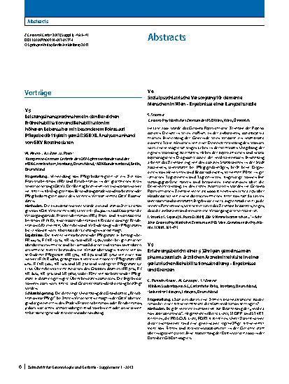 Vorschauseite 6: Geriatrie in Partnerschaft