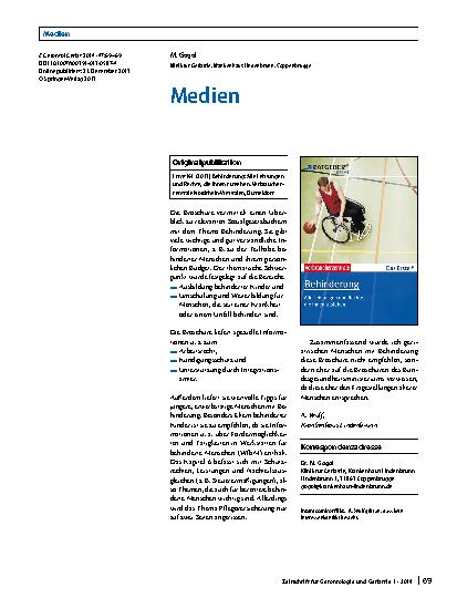 Vorschauseite 1: Medien