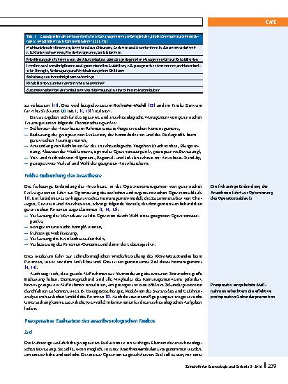 Vorschauseite 3: Anästhesiologische Betreuung im orthogeriatrischen Co‑Management