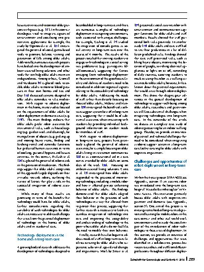 Vorschauseite 2: Robot deployment in long-term care