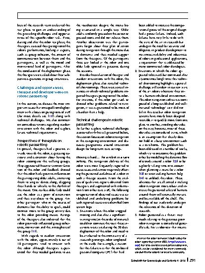 Vorschauseite 4: Robot deployment in long-term care