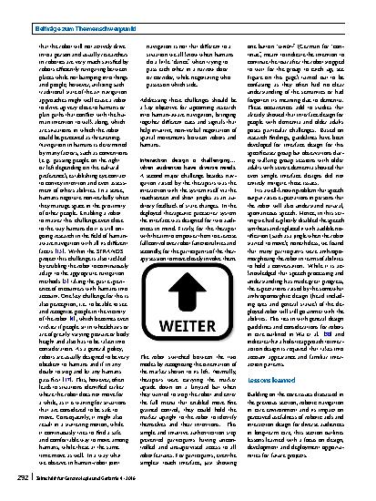 Vorschauseite 5: Robot deployment in long-term care
