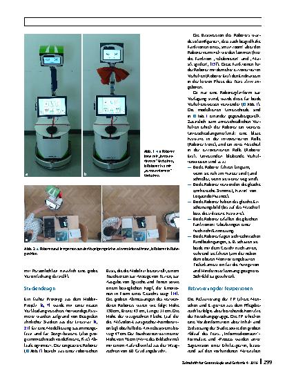 Vorschauseite 2: Sollten Assistenzroboter eine „Persönlichkeit“ haben?