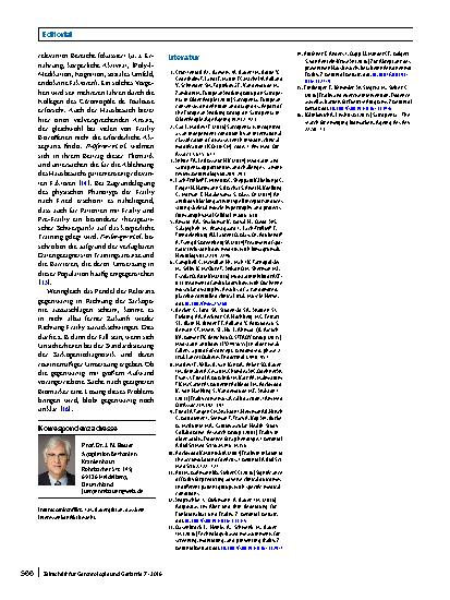 Vorschauseite 2: Sarkopenie und Frailty 2016