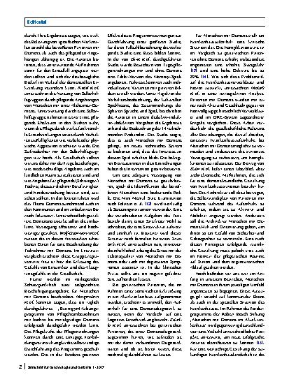 Vorschauseite 2: Menschen und Demenz