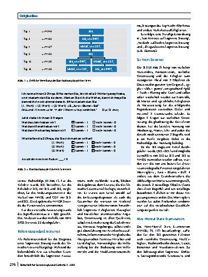 Vorschauseite 2: Validierung der deutschen Fassung des Six-Item Screeners
