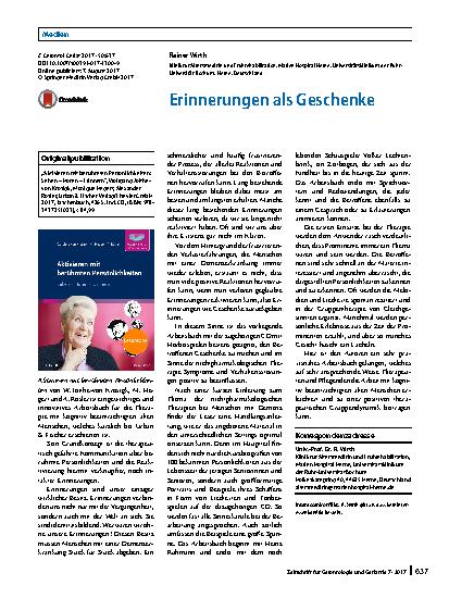 Vorschauseite 1: Erinnerungen als Geschenke