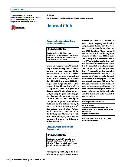 Vorschauseite 1: Journal Club