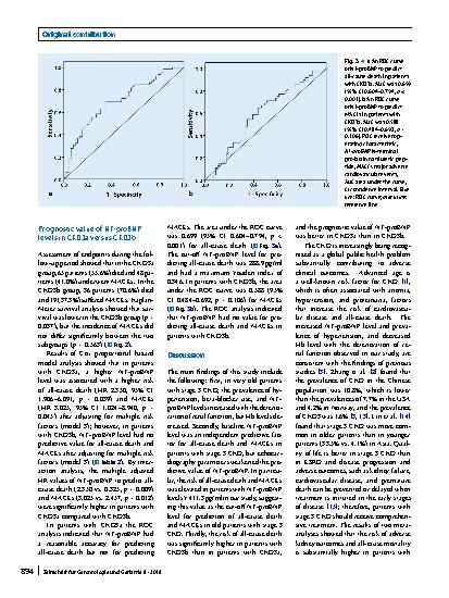 Vorschauseite 6: Prognostic value of plasma NT-proBNP levels in very old patients with moderate renal insufficiency in China