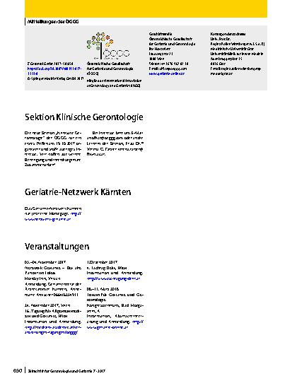 Vorschauseite 1: Mitteilungen der ÖGGG