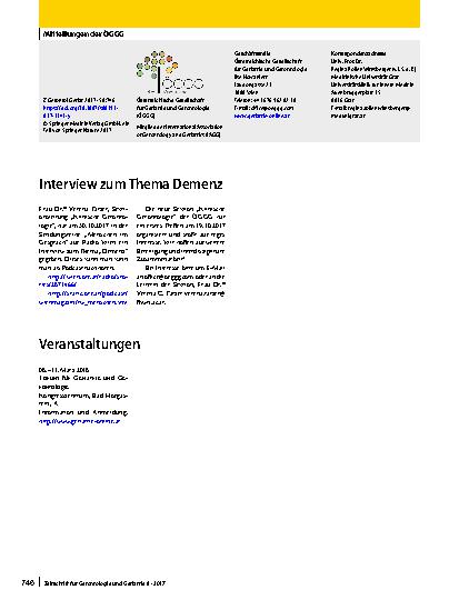 Vorschauseite 1: Mitteilungen der ÖGGG