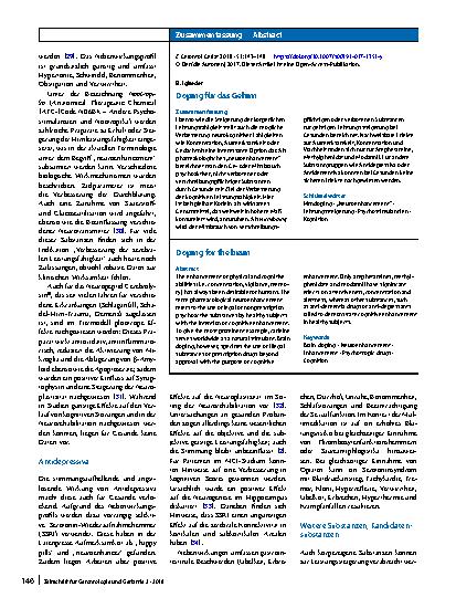 Vorschauseite 4: Doping für das Gehirn