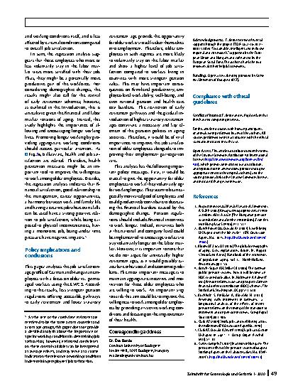 Vorschauseite 6: Job satisfaction at older ages