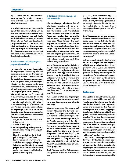 Vorschauseite 4: „Wenn es nicht schlimmer wird, kann ich damit leben“ Bedürfnisse und Erfahrungen pflegender Angehöriger von Menschen mit Demenz in Österreich