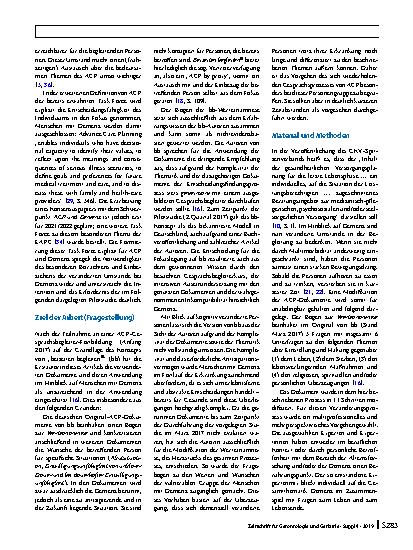Vorschauseite 2: Advance Care Planning im Kontext von Demenz