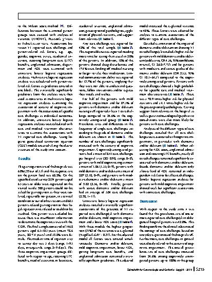 Vorschauseite 4: Care challenges in older general hospital patients