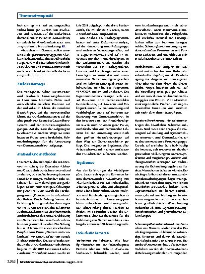 Vorschauseite 2: Demenzsensibilität in Akutkrankenhäusern