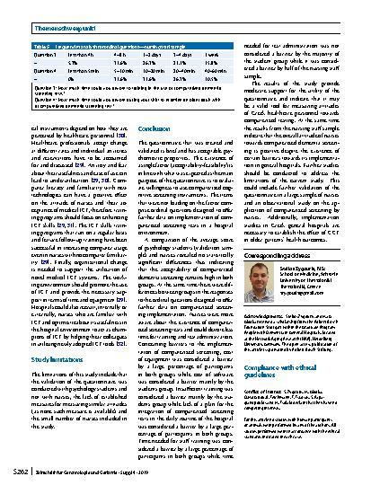 Vorschauseite 5: Views of nursing staff on computerized dementia screening
