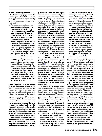 Vorschauseite 4: Association between EU guidelines and vaccination in Germany between 2011 and 2017