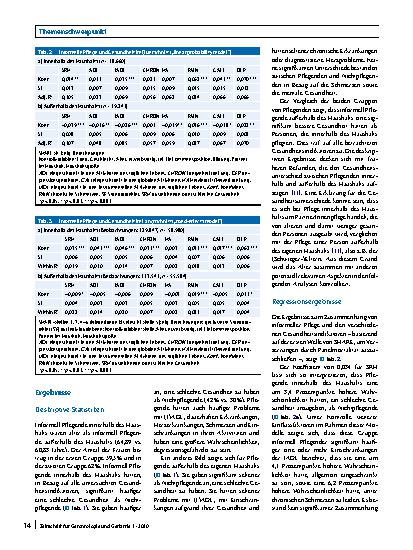 Vorschauseite 5: Bedeutung des Gesundheitsindikators bei der Analyse der Gesundheitsfolgen informeller Pflege