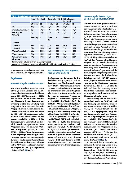 Vorschauseite 2: Beurteilung der Betreuung dementer Patienten im allgemeinärztlichen Hausbesuch