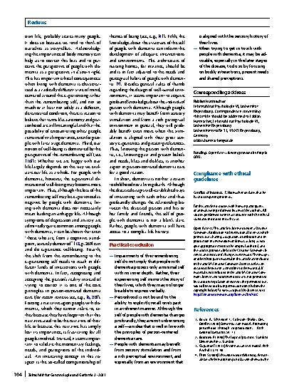 Vorschauseite 4: Understanding the self of people with dementia