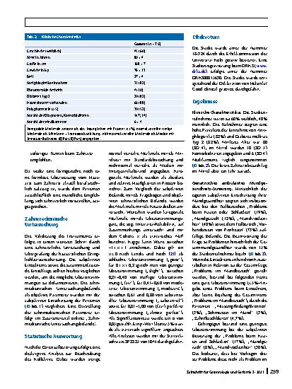 Vorschauseite 5: Erfassung der Mundgesundheit von ambulant betreuten Senioren durch Hausärzte
