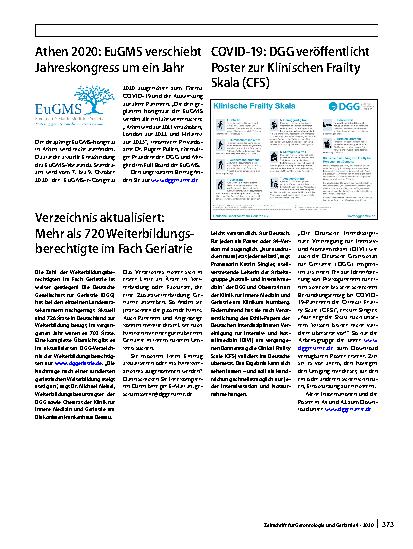 Vorschauseite 2: Mitteilungen der DGG