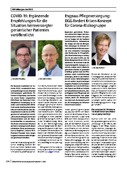 Vorschauseite 3: Mitteilungen der DGG