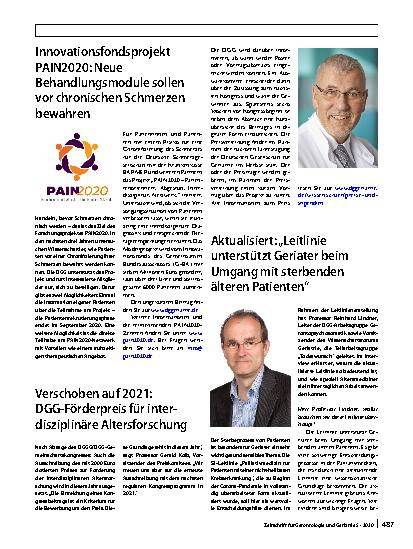 Vorschauseite 2: Mitteilungen der DGG