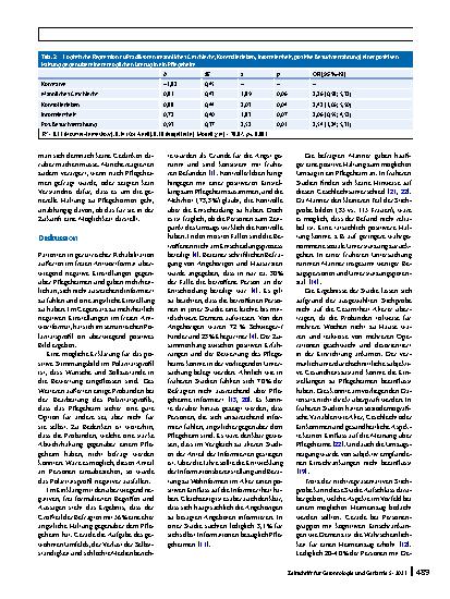 Vorschauseite 5: Die Einstellung von Patienten in geriatrischer Rehabilitation zu Pflegeheimen