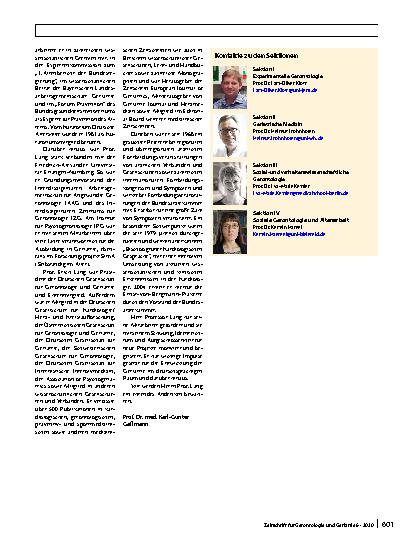 Vorschauseite 3: Mitteilungen der DGGG