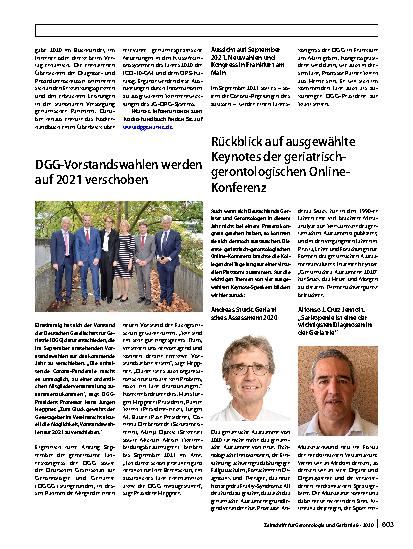 Vorschauseite 2: Mitteilungen der DGG